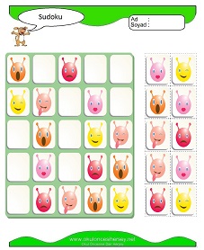 Sudoku Çocuk Bulmacaları